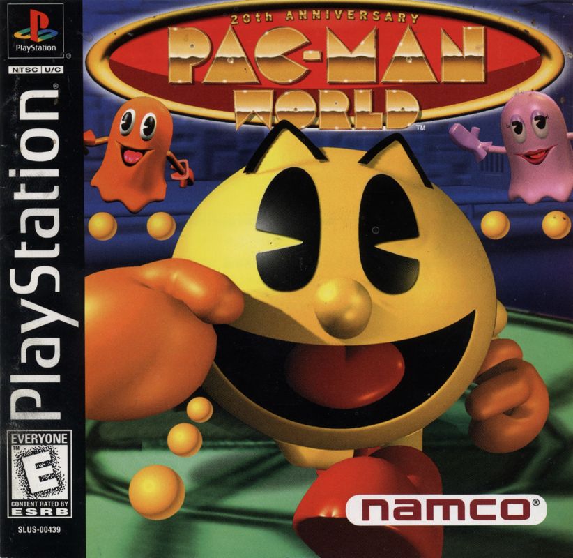 Pac-Man World box art for Playstation